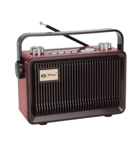 Επαναφορτιζόμενο ραδιόφωνο Retro - PX-86BT - 617163 - Red