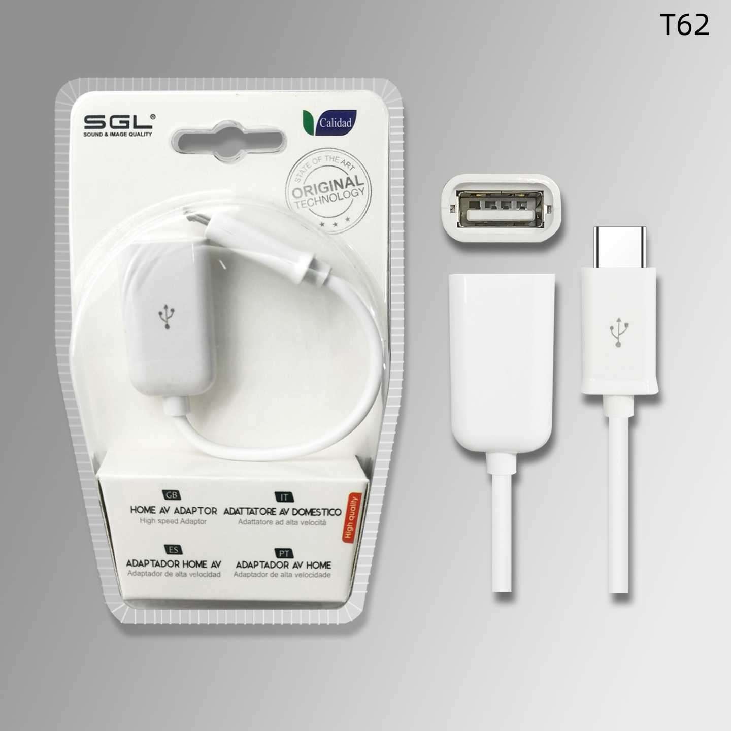 Αντάπτορας USB TypeC σε USB 2.0 female - T62 - 096025 - Image 2