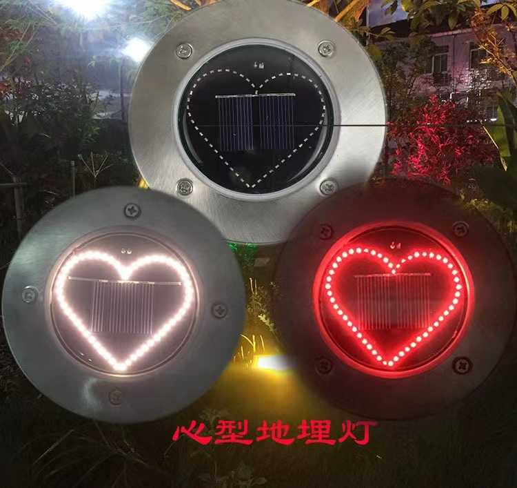 Ηλιακό φωτιστικό κήπου LED με σχέδιο - Καρφωτό - 4pcs - Red - 431107 - Image 2