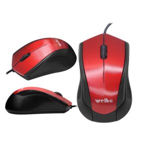 Ενσύρματο ποντίκι Η/Υ - FC209 - Weibo - 652098 - Red