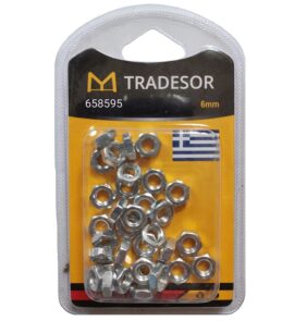 Παξιμάδια - Σετ 12 πακέτα - 6mm - 658595