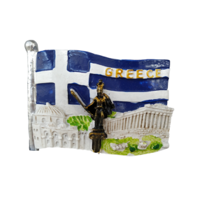 Tουριστικό μαγνητάκι Souvenir - Σετ 12pcs - Resin Magnet - Greece - 678004