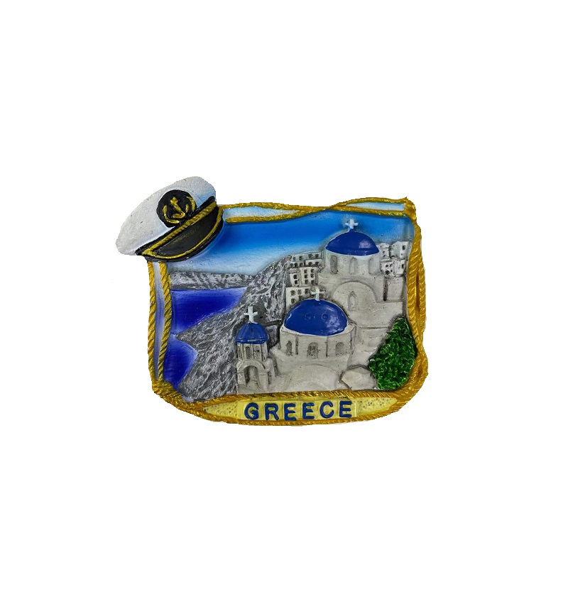Tουριστικό μαγνητάκι Souvenir – Σετ 12pcs - Resin Magnet - Greece - 678033