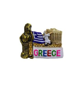 Tουριστικό μαγνητάκι Souvenir – Σετ 12pcs - Resin Magnet - Greece - 678038
