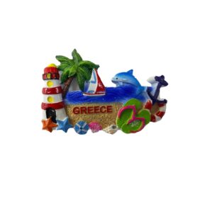 Tουριστικό μαγνητάκι Souvenir – Σετ 12pcs - Resin Magnet - Greece - 678053