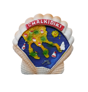 Tουριστικό μαγνητάκι Souvenir – Σετ 12pcs - Resin Magnet - Chalkidiki - 678074