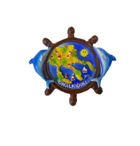 Tουριστικό μαγνητάκι Souvenir – Σετ 12pcs - Resin Magnet - Chalkidiki - 678083