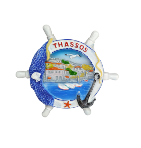 Tουριστικό μαγνητάκι Souvenir – Σετ 12pcs - Resin Magnet - Thassos - 678120
