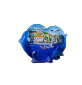 Tουριστικό μαγνητάκι Souvenir – Σετ 12pcs - Resin Magnet - Thassos - 678124