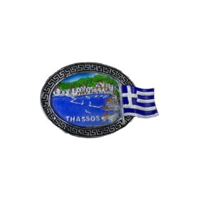 Tουριστικό μαγνητάκι Souvenir – Σετ 12pcs - Resin Magnet - Thassos - 678133