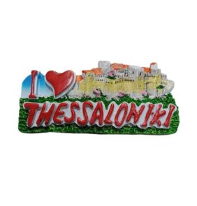 Tουριστικό μαγνητάκι Souvenir – Σετ 12pcs - Resin Magnet - Thessaloniki - 678135