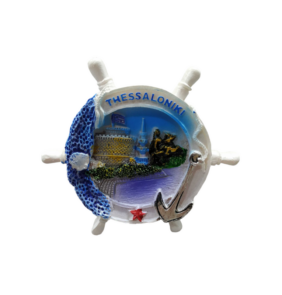 Tουριστικό μαγνητάκι Souvenir – Σετ 12pcs - Resin Magnet - Thessaloniki - 678161
