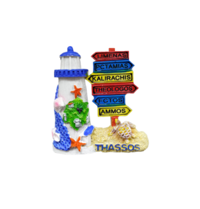 Tουριστικό μαγνητάκι Souvenir – Σετ 12pcs - Resin Magnet - Thassos - 678173