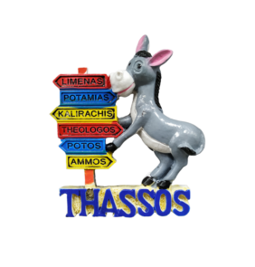 Tουριστικό μαγνητάκι Souvenir – Σετ 12pcs - Resin Magnet - Thassos - 678174