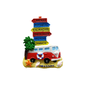 Tουριστικό μαγνητάκι Souvenir – Σετ 12pcs - Resin Magnet - Thassos - 678175