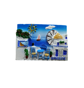Tουριστικό μαγνητάκι Souvenir – Σετ 12pcs - Resin Magnet - Greece - 678258
