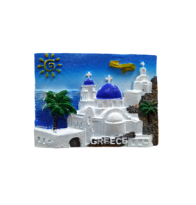 Tουριστικό μαγνητάκι Souvenir – Σετ 12pcs - Resin Magnet - Greece - 678263