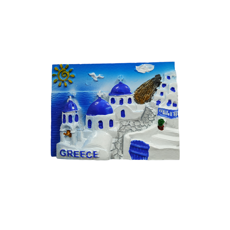 Tουριστικό μαγνητάκι Souvenir – Σετ 12pcs - Resin Magnet - Greece - 678275