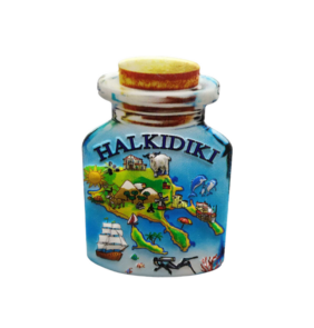 Tουριστικό μαγνητάκι Souvenir – Σετ 12pcs - Resin Magnet - Halkidiki - 678306