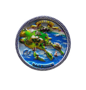 Tουριστικό μαγνητάκι Souvenir – Σετ 12pcs - Resin Magnet - Chalkidiki - 678313