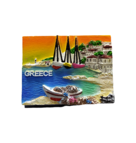 Tουριστικό μαγνητάκι Souvenir – Σετ 12pcs - Resin Magnet - Greece - 678348