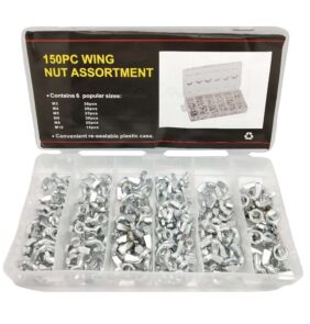 Σετ παξιμάδια πεταλούδα - 150pcs - 678177