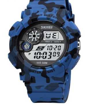 Ψηφιακό ρολόι χειρός – Skmei - 1718 - Army Blue - Image 2