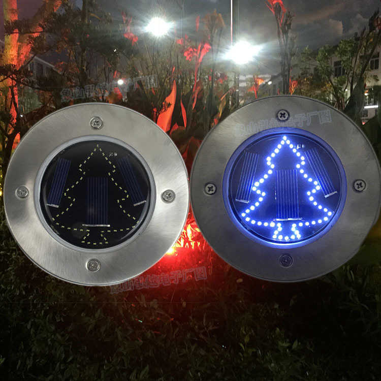 Ηλιακό φωτιστικό κήπου LED με σχέδιο - Καρφωτό - 4pcs - Green - 431091 - Image 2