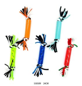 Παιχνίδι σκύλου σχοινί με μασητικό - 24cm - 12pcs - 550509