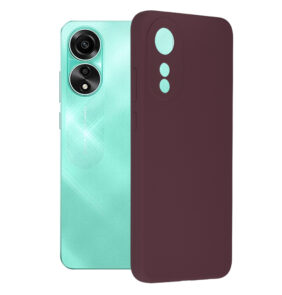 Techsuit - Soft Edge Silicone - Oppo A78 4G - Plum Violet