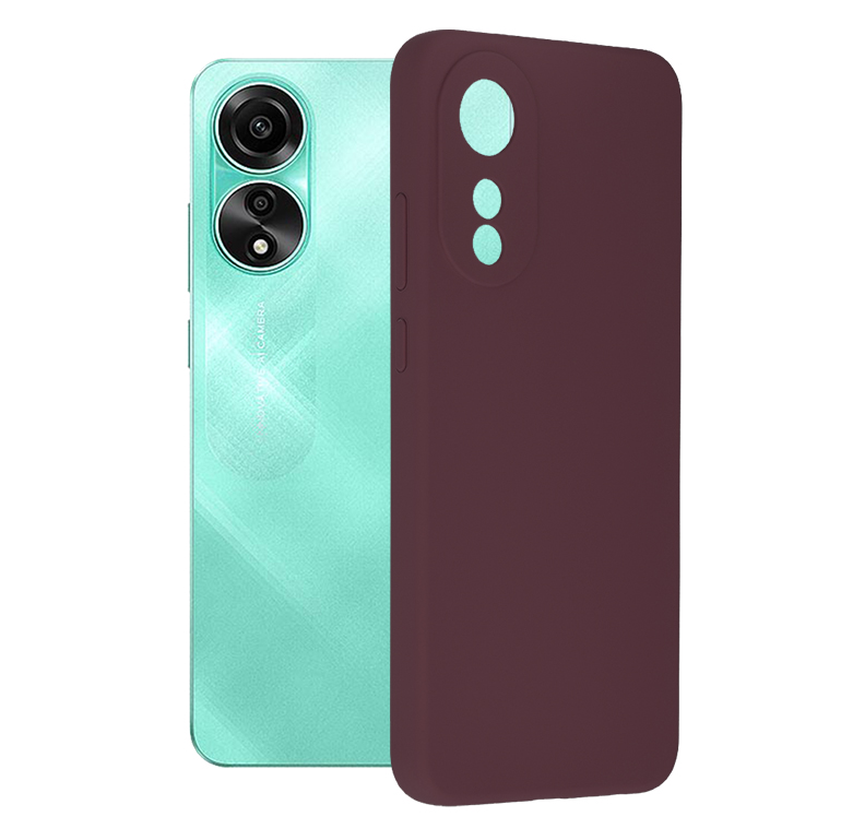 Techsuit - Soft Edge Silicone - Oppo A78 4G - Plum Violet