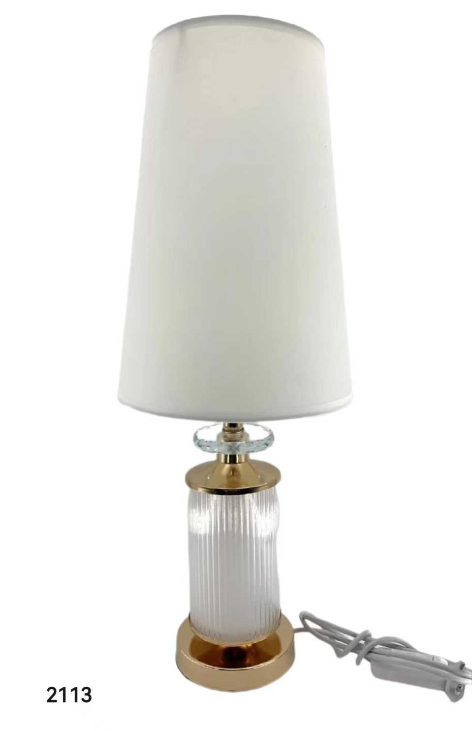 Επιτραπέζιο φωτιστικό - Πορτατίφ - 2113 - 113231 - Gold/Beige - Image 2