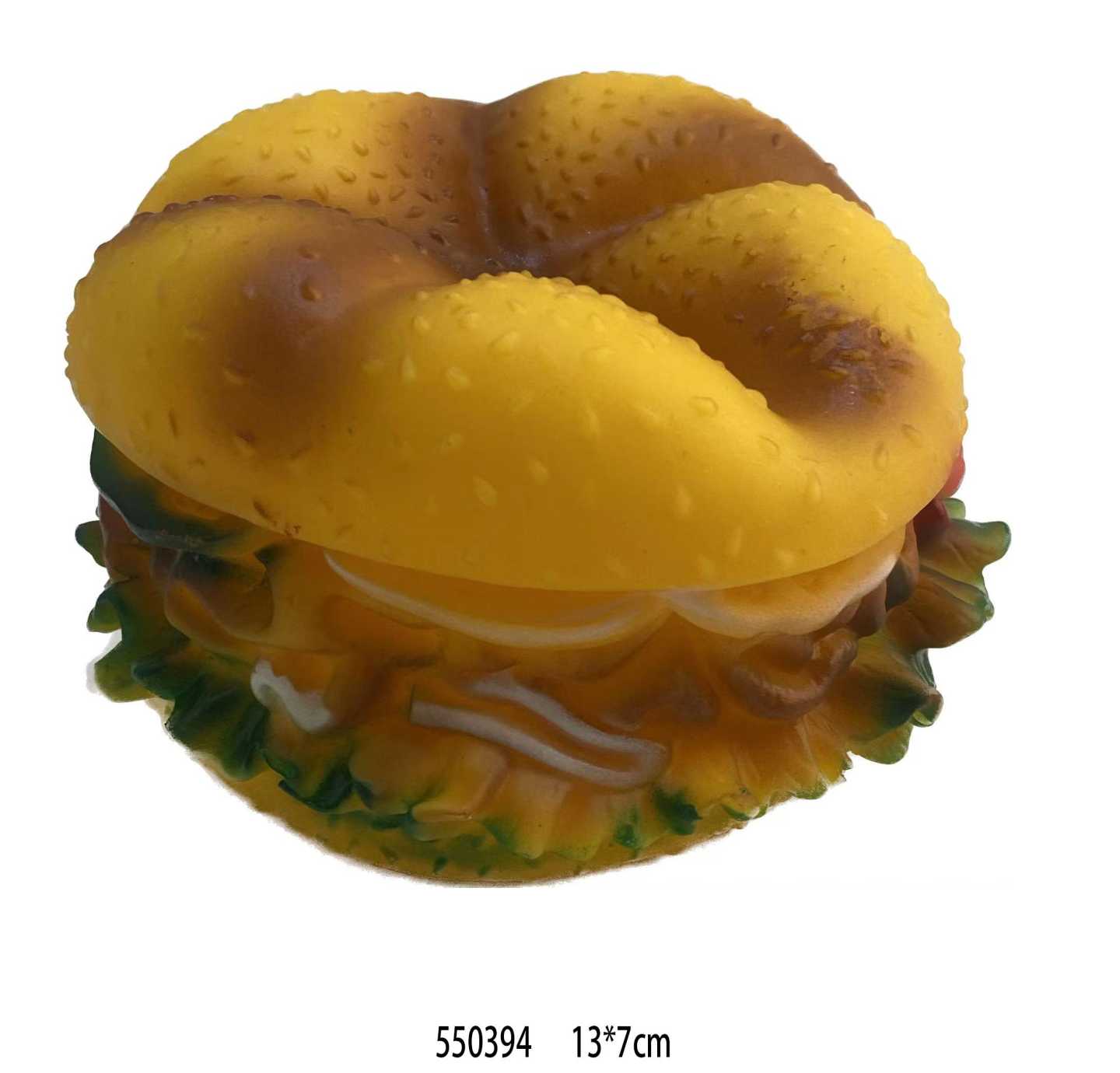 Παιχνίδι σκύλου Latex Burger - 13x7cm - 12pcs - 550394