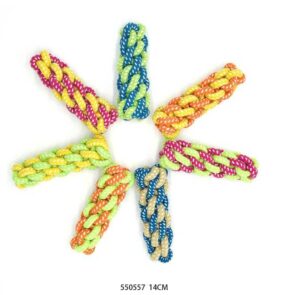 Παιχνίδι σκύλου από σχοινί - 14cm - 12pcs - 550557