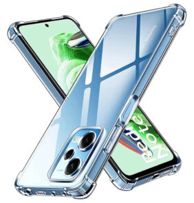 Techsuit - Shockproof Clear Silicone - Xiaomi Redmi Note 12 Pro 5G - Clear
