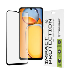 Techsuit - 111D Full Cover / Full Glue Glass - Xiaomi Redmi 13C 4G / 13C 5G / C65 - Black