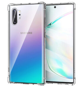 Techsuit - Shockproof Clear Silicone - Samsung Galaxy Note 10 Plus 4G / Note 10 Plus 5G - Clear