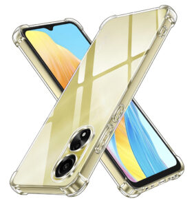 Techsuit - Shockproof Clear Silicone - Oppo A38 / A18 - Clear