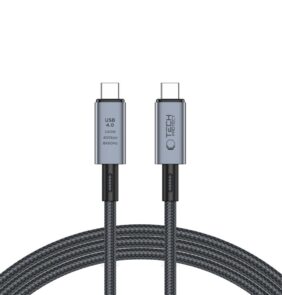 TECH-PROTECT ULTRABOOST MAX USB 4.0 8K 40GBPS TYPE-C CABLE PD 240W 200CM GREY