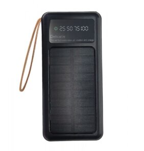 Powerbank με ηλιακό πάνελ - 4in1 - 10.000mah - Y179 - 810385 - Black