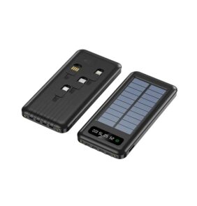 Powerbank με ηλιακό πάνελ - 4in1 - 10.000mah - YM519 - 810392 - Black