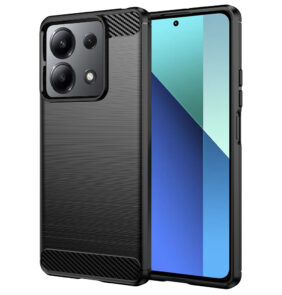 Techsuit - Carbon Silicone - Xiaomi Redmi Note 13 4G - Black
