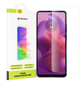 Techsuit - Clear Vision Glass - Motorola Moto G04 / Moto G04s / Moto G24 / Moto G24 Power / Moto E14 - Transparent
