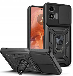 Techsuit - CamShield Series - Motorola Moto G04 / Moto G04s / Moto G24 / Moto E14 - Black