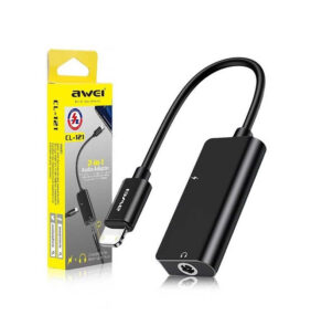 Αντάπτορας Lightning male σε Jack 3.5mm/Lightning female - CL-121 - AWEI - 888087