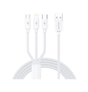Καλώδιο φόρτισης & data 3in1 - Fast Charge - CL-972 - 1.2m - AWEI - 888155 - Black