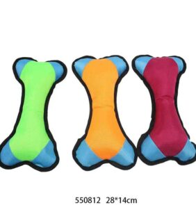 Υφασμάτινο παιχνίδι σκύλου κόκκαλο - 28x14cm - 12pcs - 550812