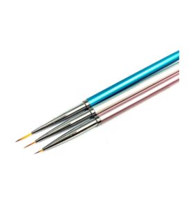 Σετ πινέλα μανικιούρ Nail Art - B158 - 3pcs - 910518