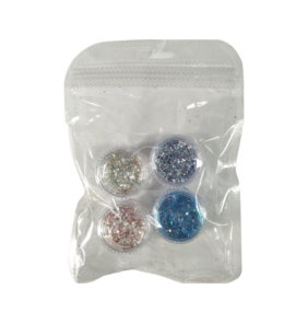 Σετ Glitter νυχιών Nail Art - ND138 - 4pcs - 910549