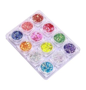 Σετ Glitter νυχιών Nail Art - Παλέτα - Glitter DW - 12pcs - 910600